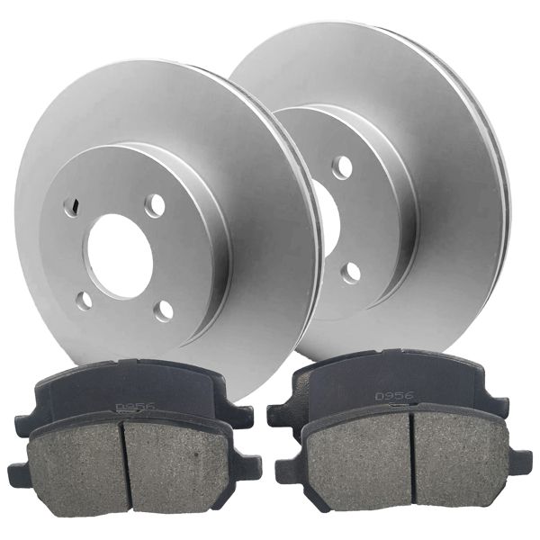 Front Disc Rotors Brake Pads for 2003-2010 Chevy Cobalt Saturn Ion Pontiac G5