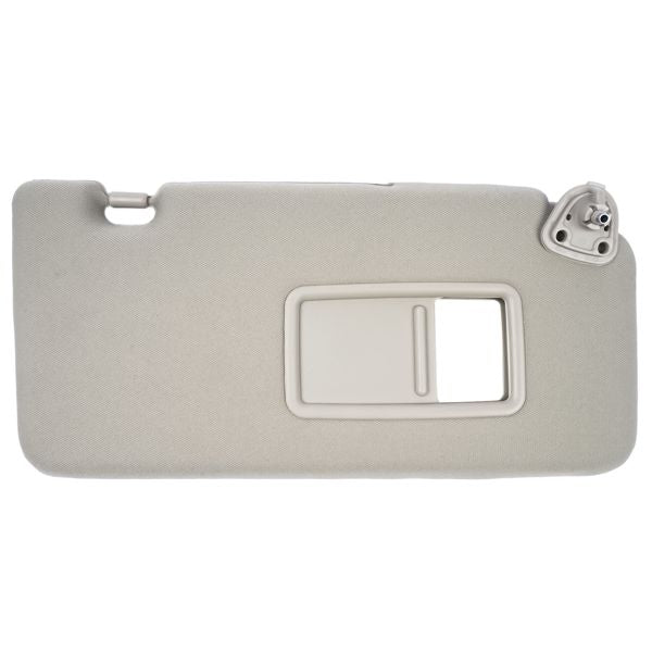 Front Right Passeneger Side Sun Visor Shade w/ Mirror for Nissan Versa 1.8L 2007-2012 96400-EM31A Gray 1Pc