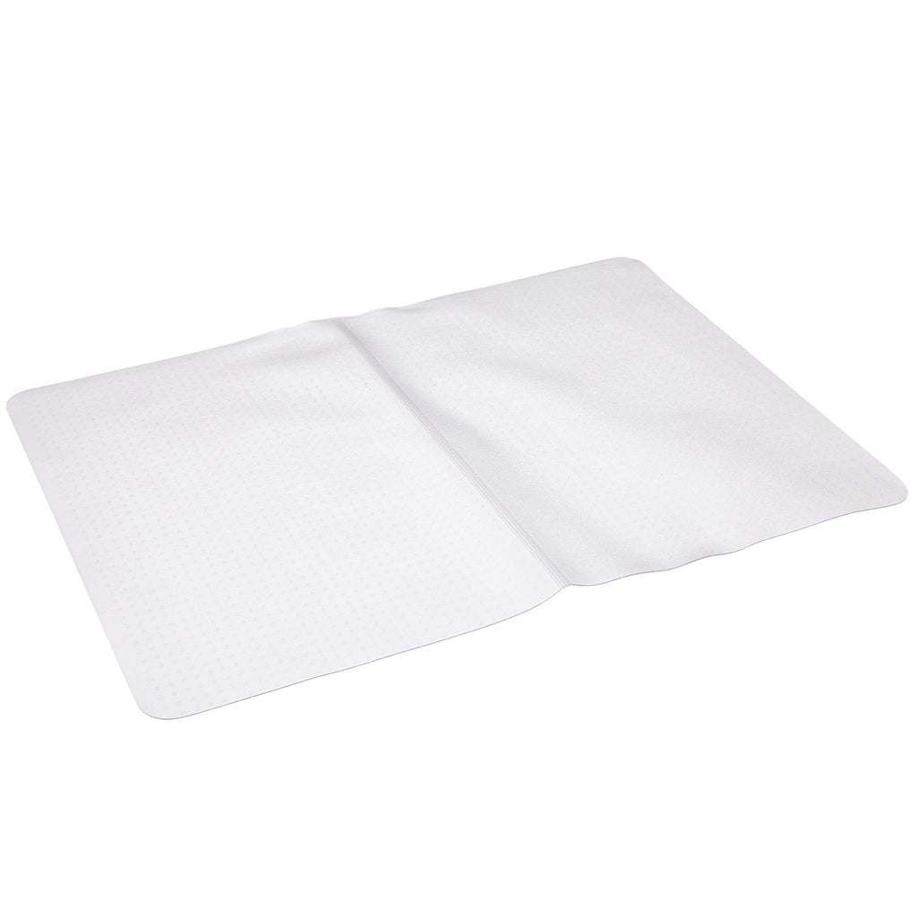 Frosted 2.2 Double-Fold PVC Floor Mat, 90x120cm (36x48in), Rectangular Non-Slip Design