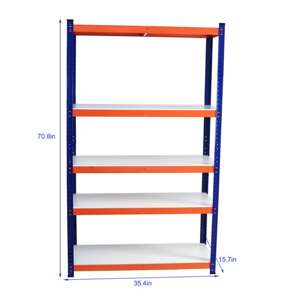 Garage shelves Heavy Duty - 4400 lbs garage storage 4 levels, adjustable metal shelving units and storage, industrial shelves utility shelves for commercial store tools gym