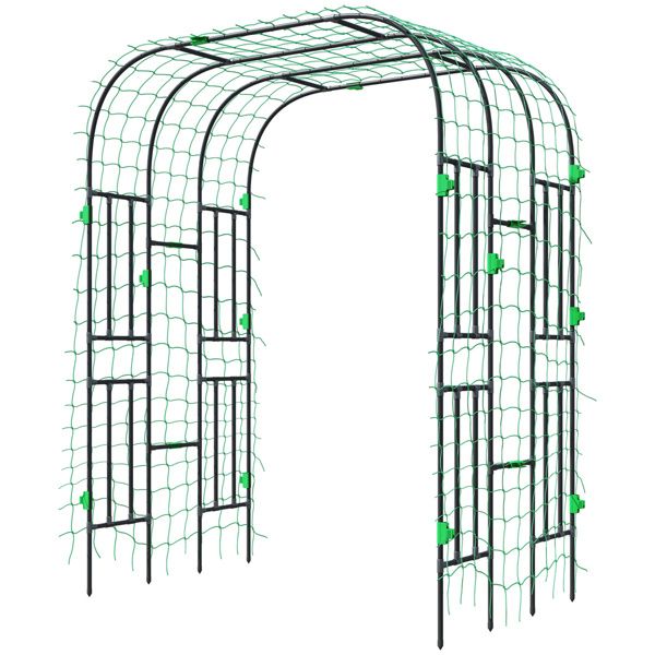 Garden Bed, Galvanized Planter, Tomato Cage