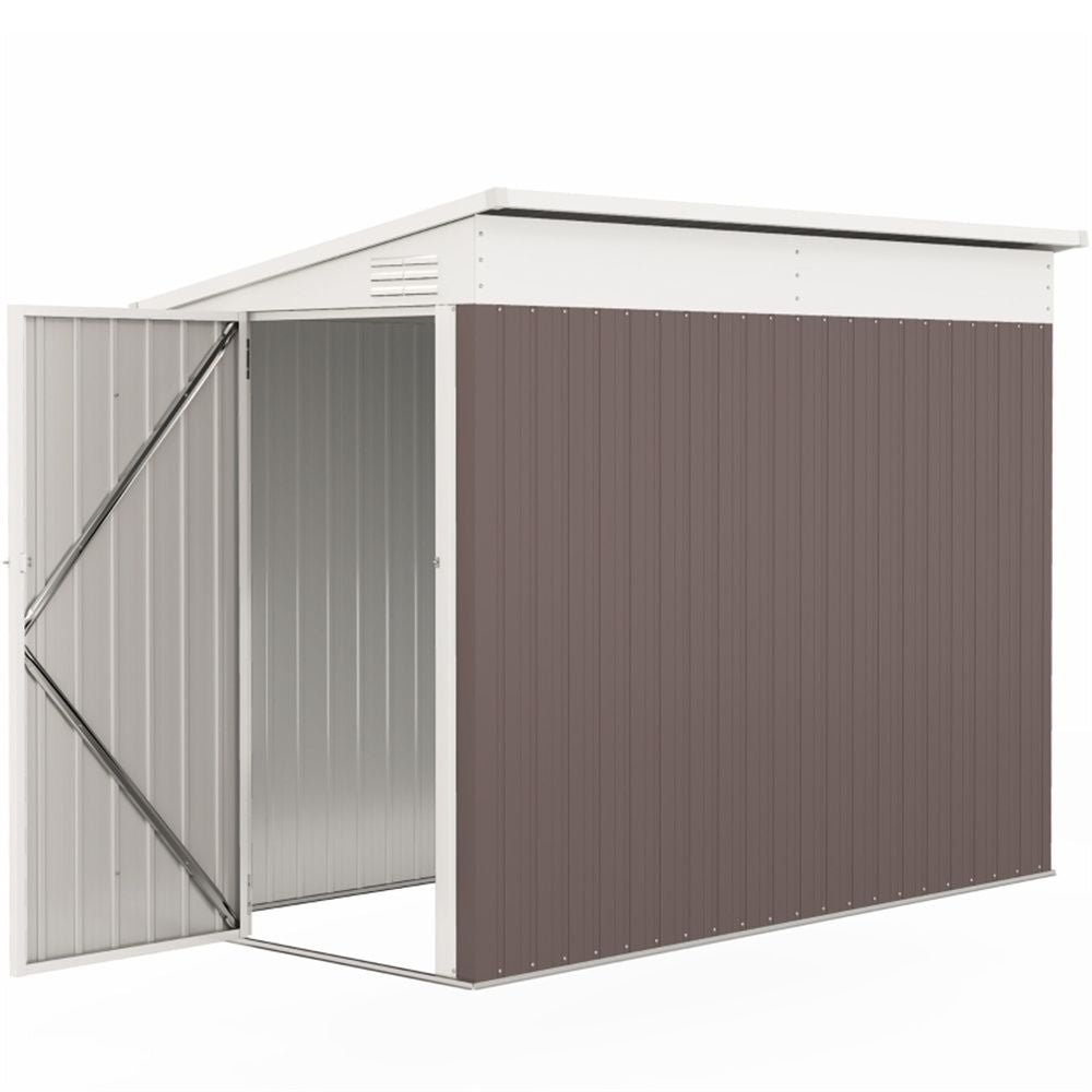 Garden Shed 51.2 Inches X 92.5 Inches X 64.6 Inches for Outdoor