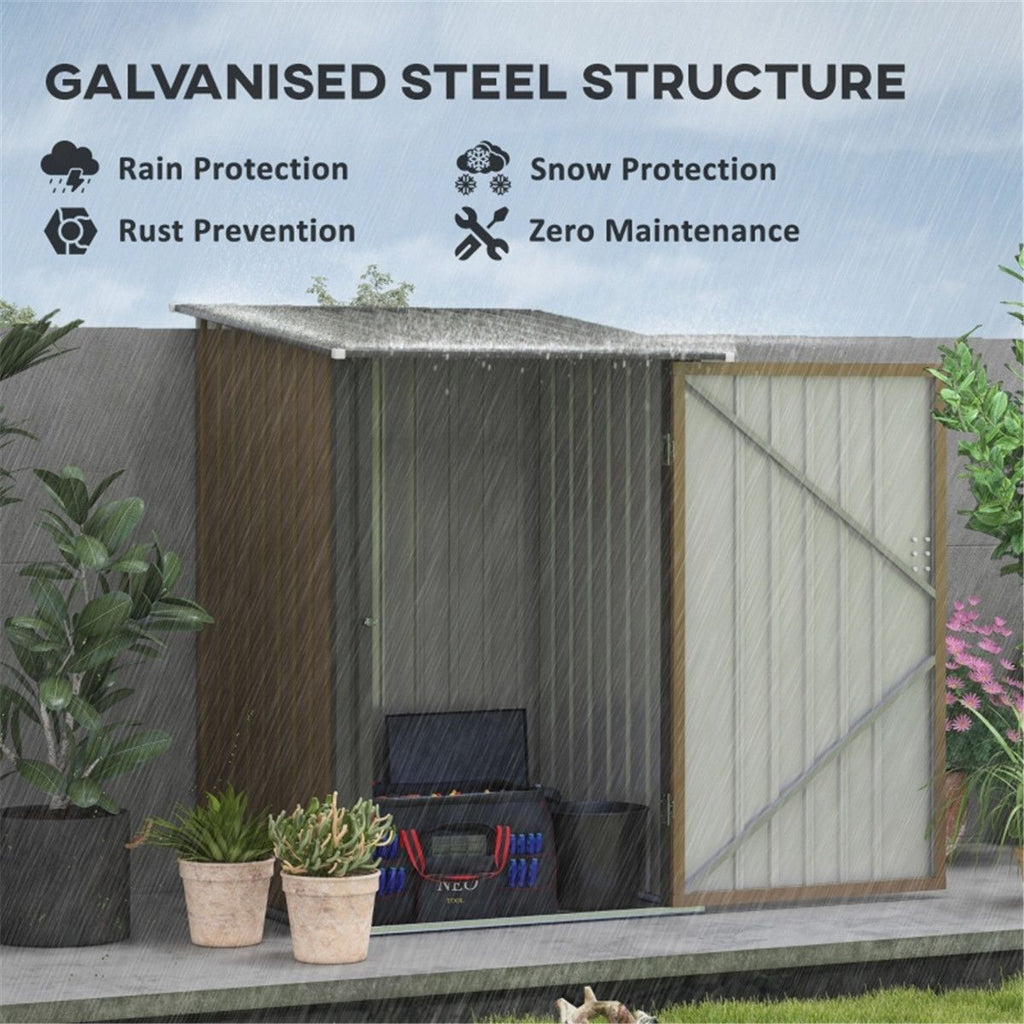 Garden Storage Shed /Galvanized Steel Tool House -AS ( Amazon Shipping)Prohibited by WalMart