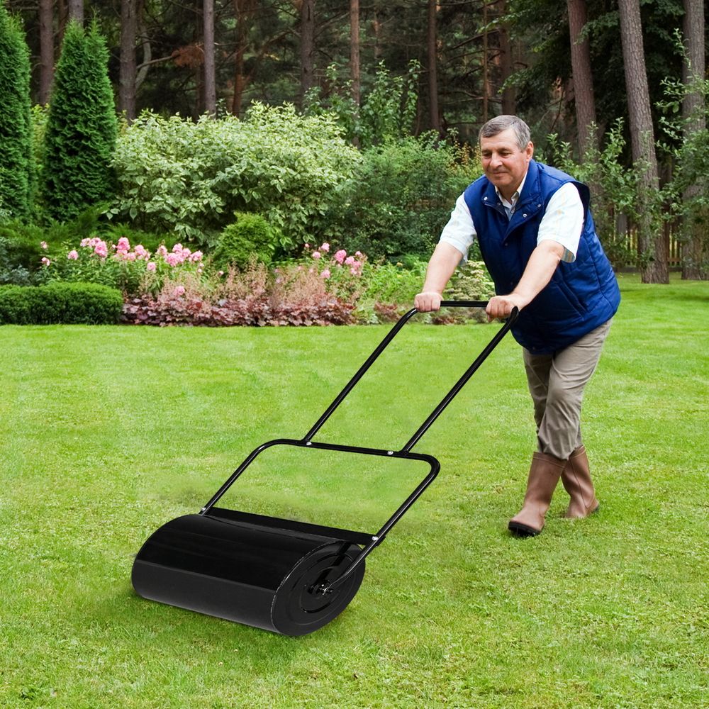 Garden Tool Lawn Roller Iron Cylindrical  XH