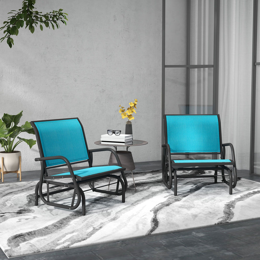 Glider Chair 26 Inches X 27.6 Inches X 33.5 Inches for Outdoor