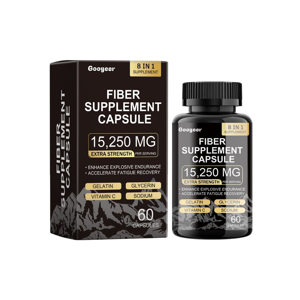 Googeer All-In-One Supplement Capsule, Fiber Supplement Capsule For ing