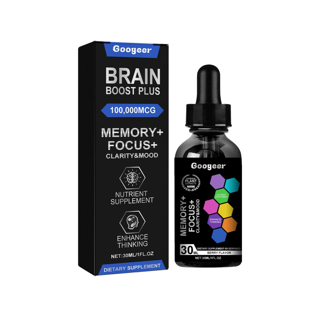 Googeer Brain Boost Plus, Anxiety Energy Care Drops