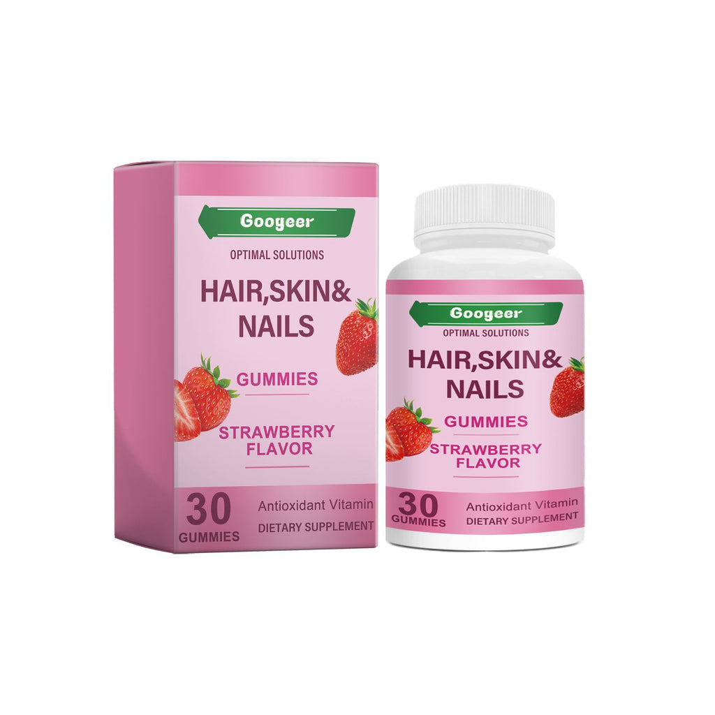 Googeer Dietary Supplement Gummies (Strawberry Flavor), Care Supplement Gummies