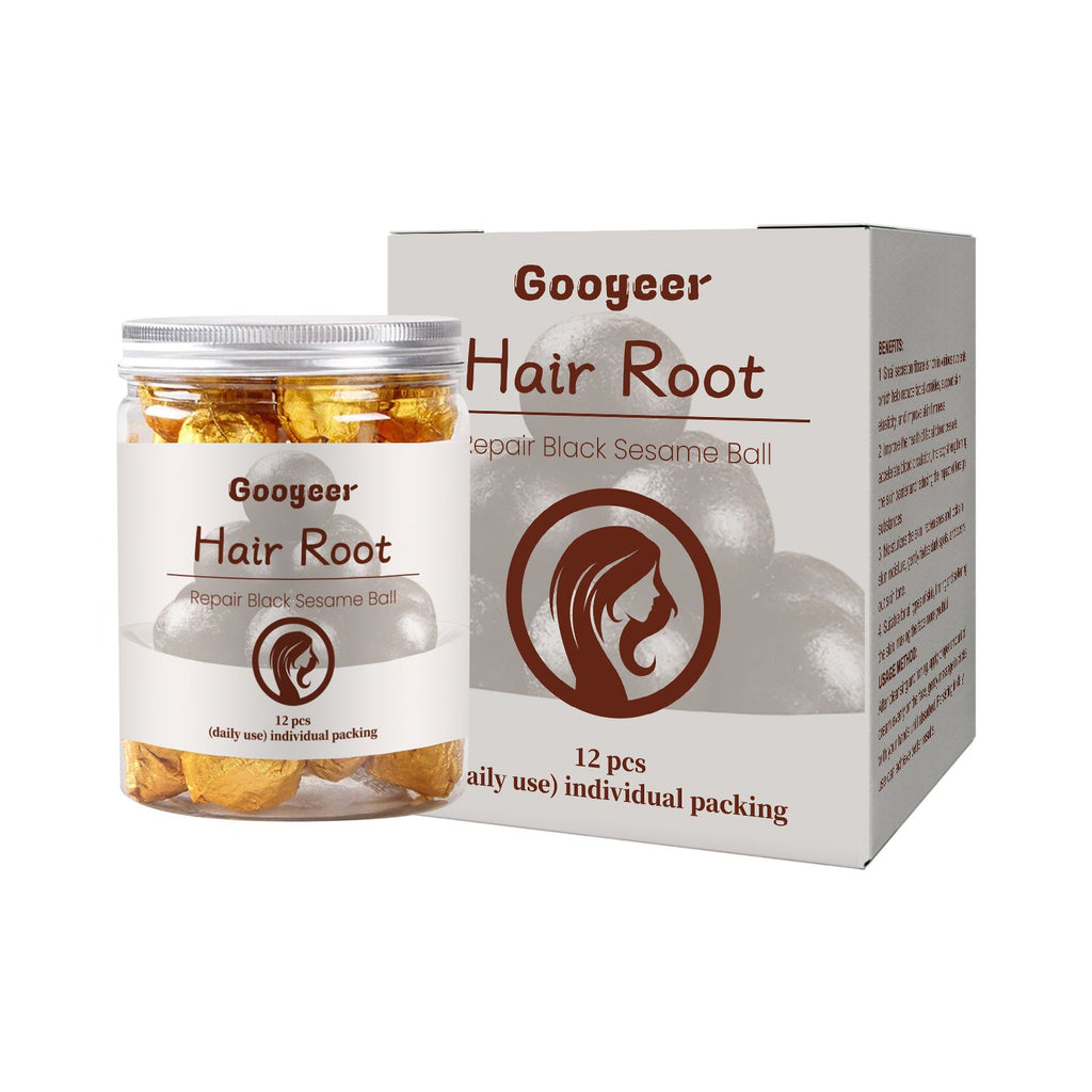 Googeer Hair Follicle Care Black Sesame Ball, Nourishing And Nourishing Hair, Nourishing And Strengthening Hair, ing Hair Follicles And Dense Hair Roots
