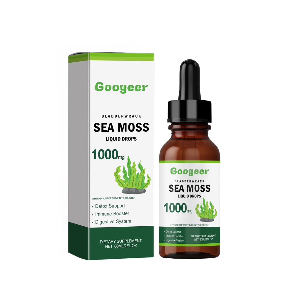 Googeer Sea Moss Liquid Drops, Physical Unwell Skin Elasticity And Bust Firming Skin