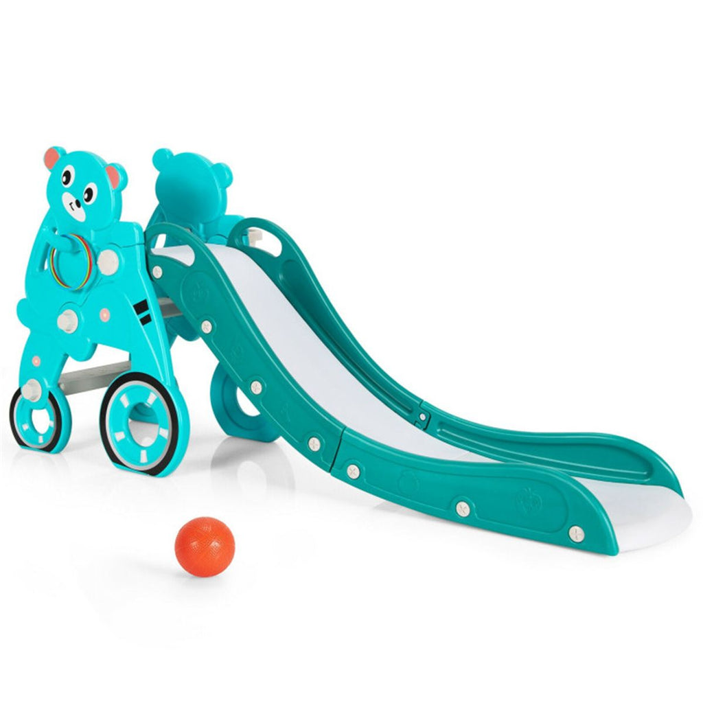 Green Child safety slide, PlaySet with Ring Toss and Ball