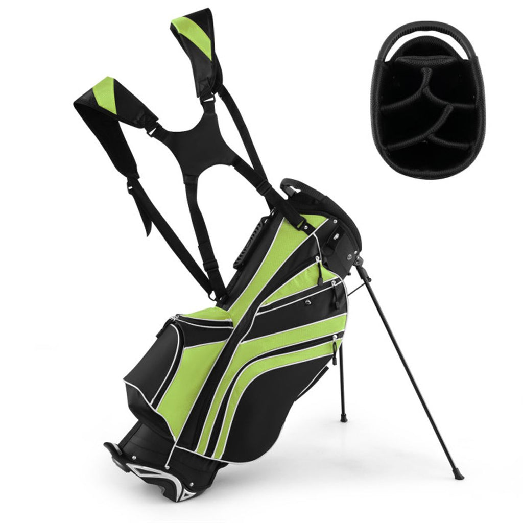 Green Portable Lightweight Golf Stand Carry Bag
