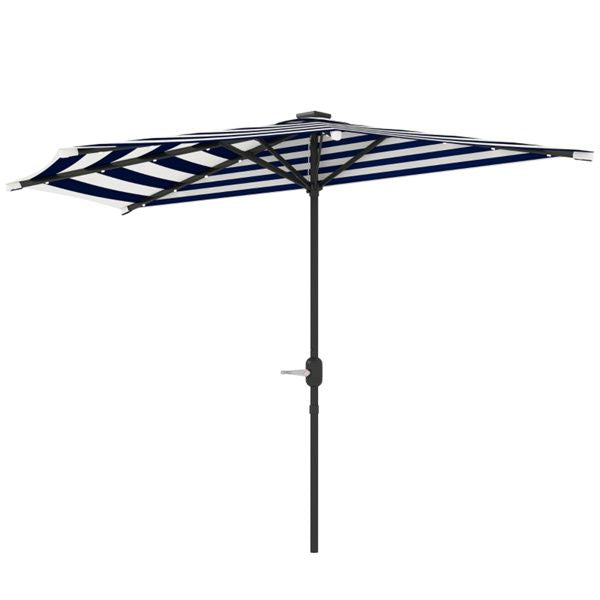 Half Umbrella Outdoor Patio (Prohibited by WalMart)