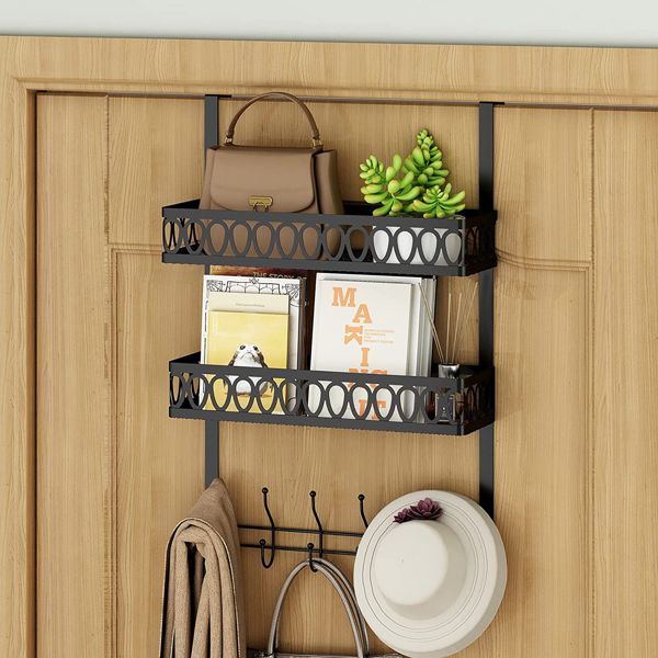 Handcrafted Wooden Jewelry Box Organizer Wood 7 Layers Case with 6 Drawers-White