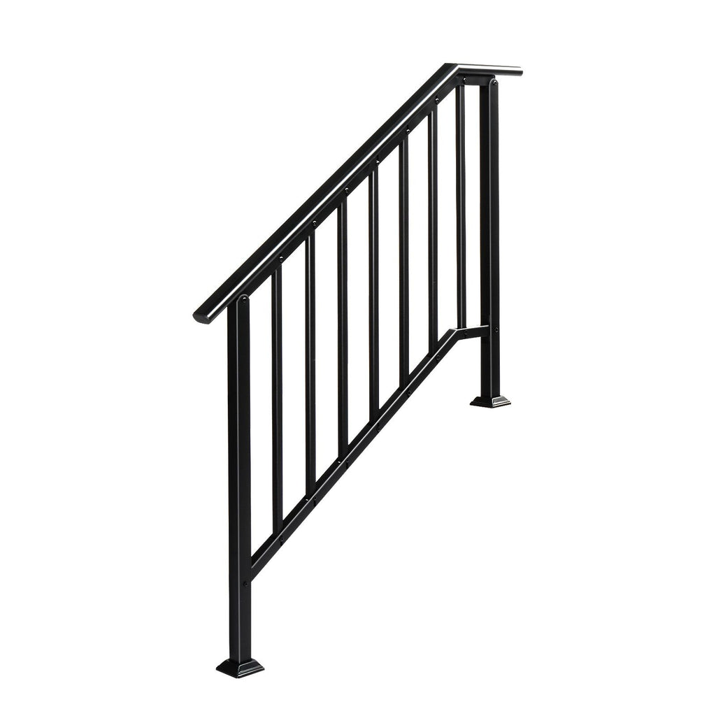 Handrails for Outdoor Steps Fits 3 to 4 Steps