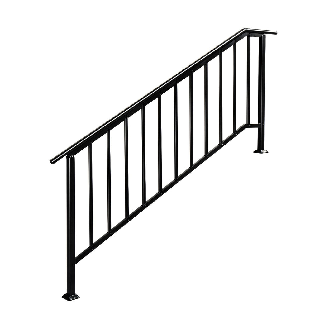 Handrails for Outdoor Steps Fits 5 to 6 Steps