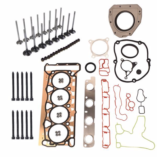 Head Gasket Valves Bolts Set for VW Jetta CC GTI Audi A4 Q5 2.0 TFSI TSI CBFA 06H107065DM 06H198401A