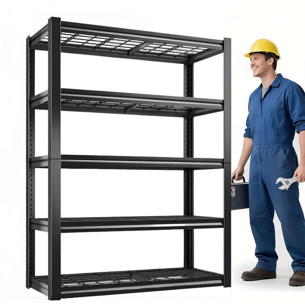 Heavy Duty Garage Shelving 2200 LBS 4 TierStorageShelves Adjustable Industrial Metal Wire Shelf Utility Rack,40" W X 20" D X 60" H