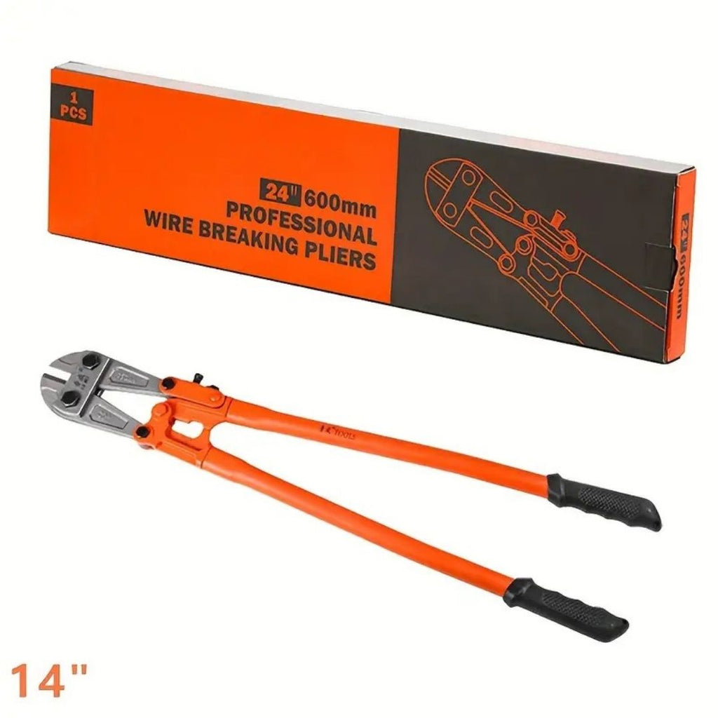 Heavy-Duty Mini Bolt Cutter 12" for Cutting Fence, Steel Wire, Small Chain, Screws, and Rivet, with Soft Grip Rubber Ergonomic Handle Cutters