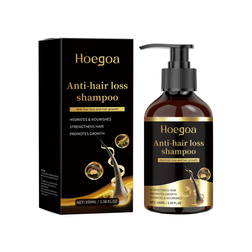 Hoegoa Ginseng Shampoo Cleans Scalp, Moisturizes, Softens And s Hair Quality