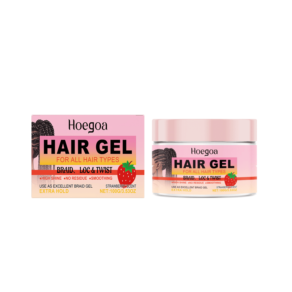 Hoegoa Hair Braid Styling Gel Moisturizes Long-Lasting Fresh Shine Dreadlocks Styling Gel
