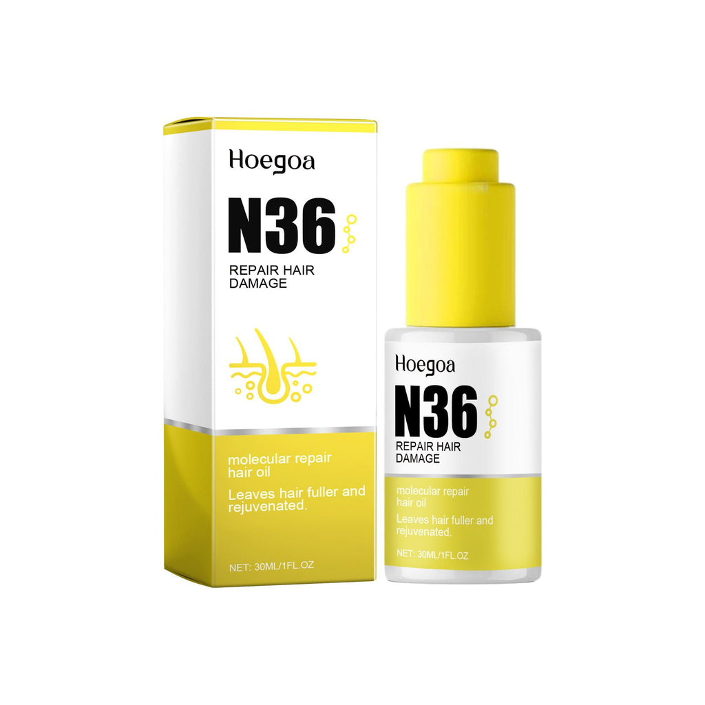 Hoegoa Hair Care Oil s Ironing And Dyeing Of Dry And Impetuous Hair, Moisturizes And Softens Damaged Hair Care Essential Oil