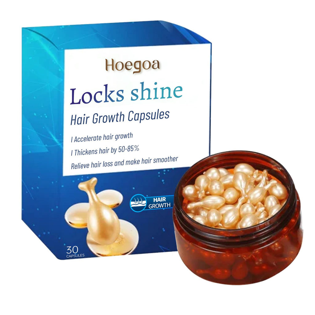 Hoegoa Intensive Hair Care Capsule, Scalp Essential Oil Smoothing Hair Care Essence Leave-In Hair Care Capsule