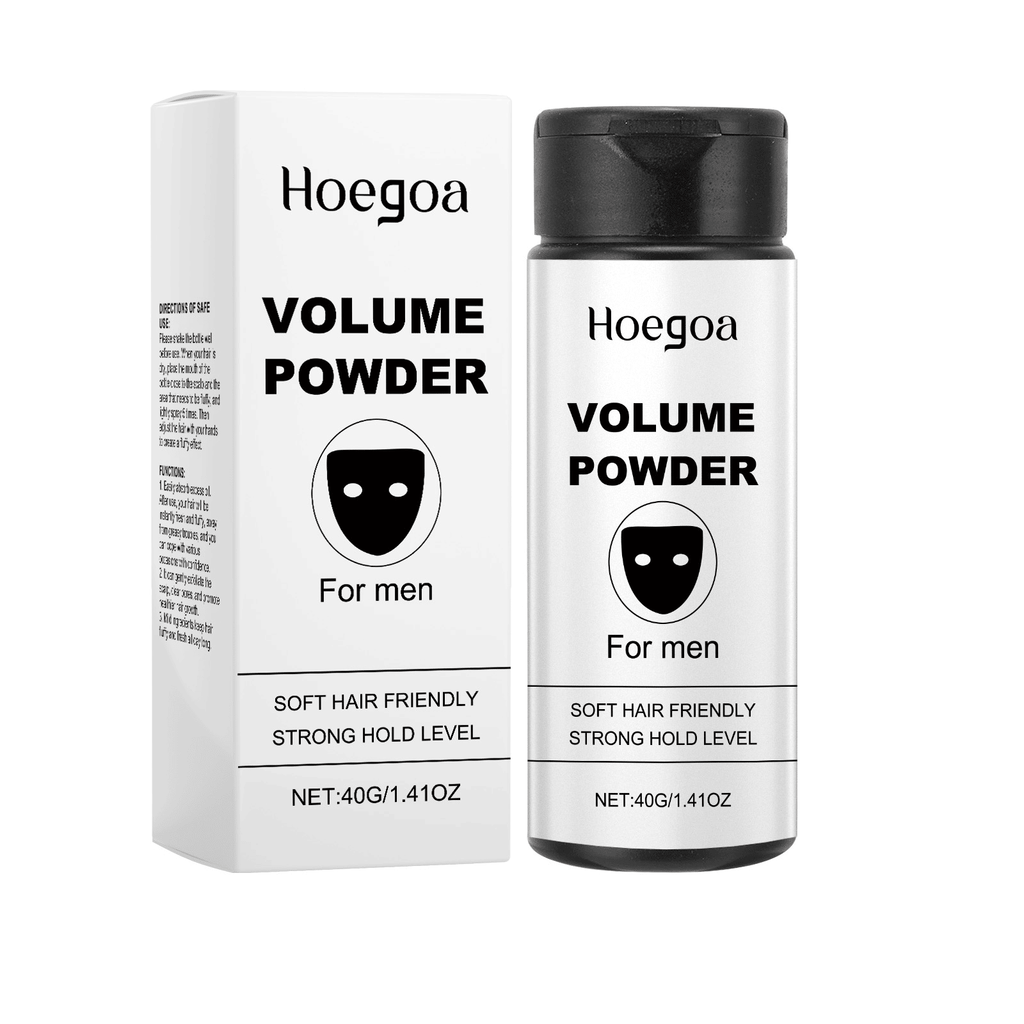 HOEGOA Styling Powder with Gentle Ingredients No-Rinse, Volumizes, Controls Oil, Refreshing, Light, Long-Lasting Hold