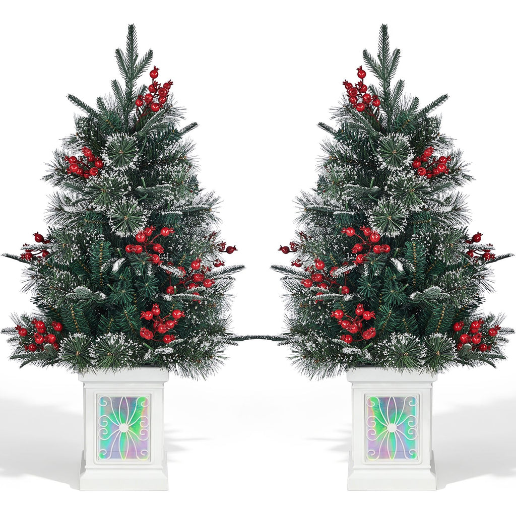 Holiday Decoration Modern with 2 Pieces 3 Ft