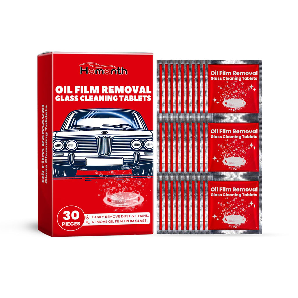 Homonth Car Oil Film Cleaning Sheet Car Oil Film Cleaning Window Glass Rain And Fog Cleaning Sheet