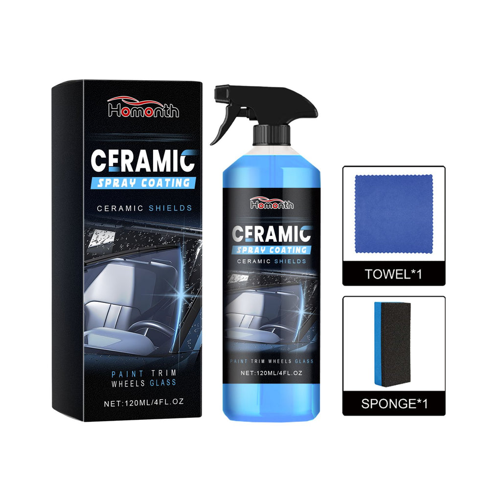 Homonth Ceramic Spray Coating, Window Front Windshield Stain r Oil Film Cleaner