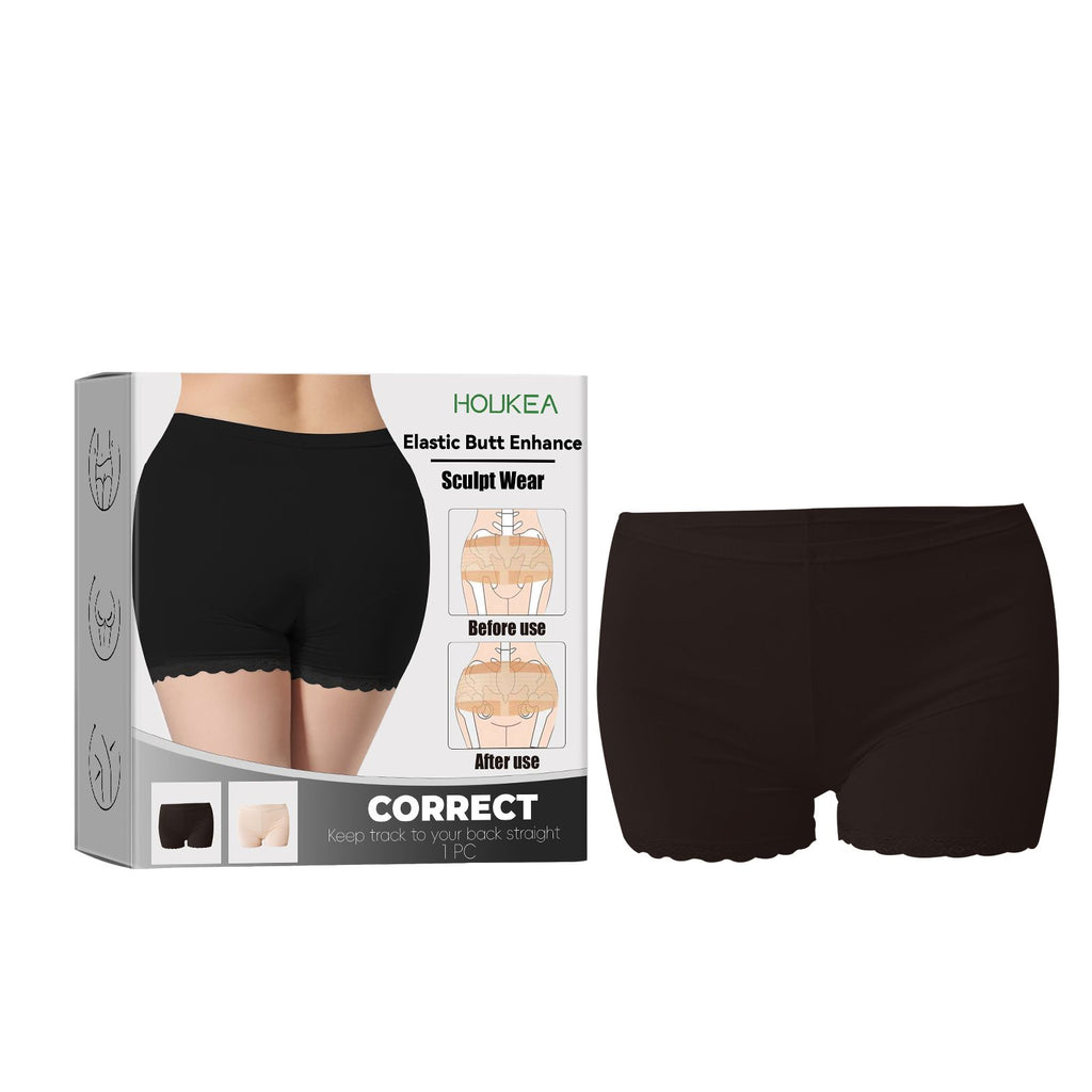 HouKea Elastic Butt Sculpt Wear, Ms Light Comfortable Breathe Freely Show Hip Shape Thin Woman Beautiful Stretch Pants
