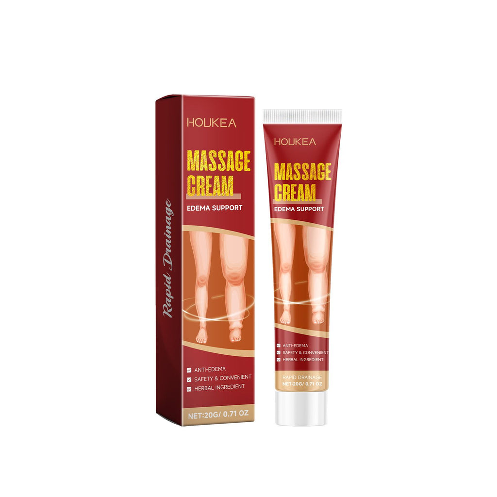Houkea Herbal Leg Care Cream, Pamper And Massage Leg Skin To Leg Discomfort Daily Care Cream