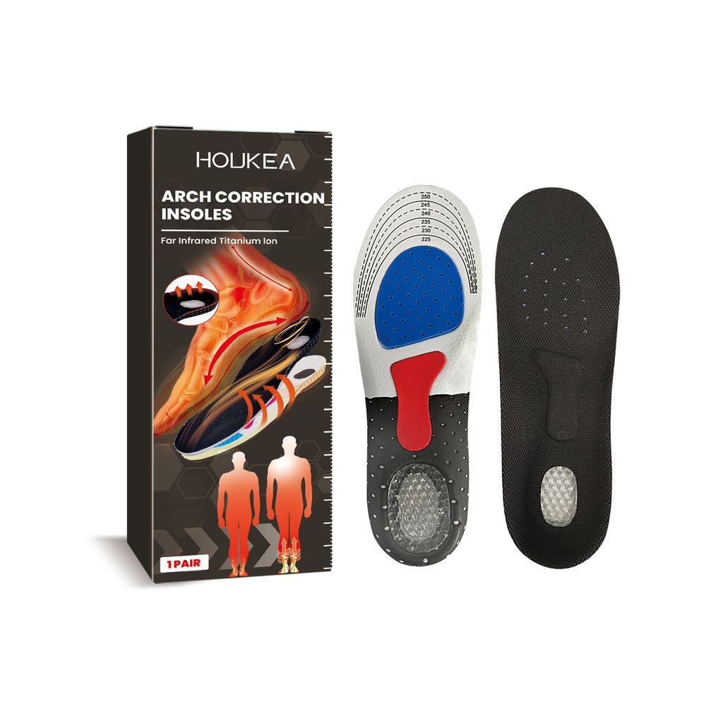 Houkea ive Foot Insoles, Arch Support Insole Non-Slip And Wear Resistant Foot Posture ion Insole