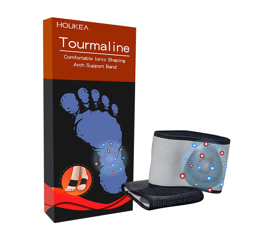 Houkea Shaped Foot Pad, Firming Abdominal Fat Slimming Shaping Arch ion Heart Massage Care Pad