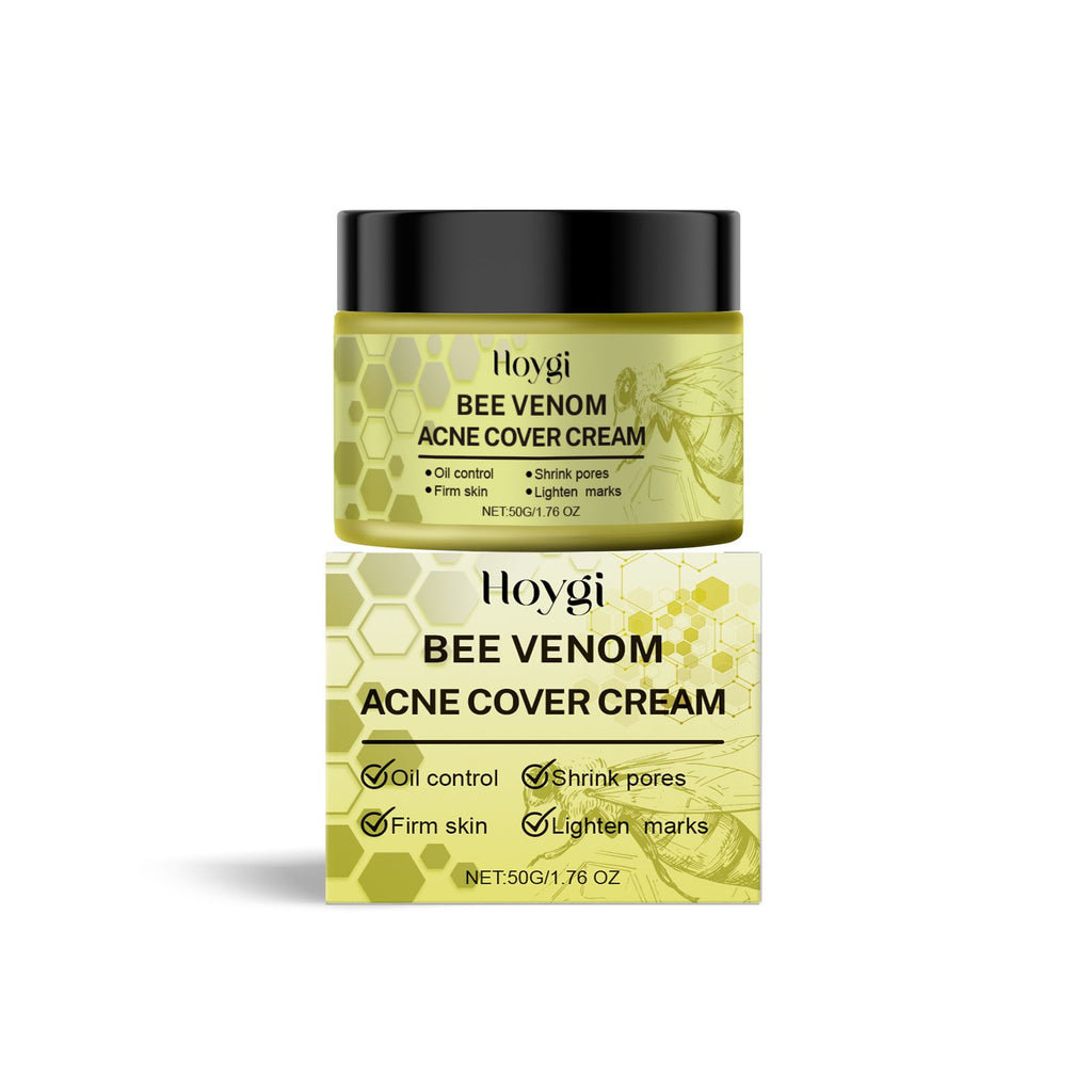 Hoygi Beesvenom Acne-Clearing Cream Refreshing Shine Oil Control Balance Skin Gentle Moisturizing Skin Care Moisturizing Acne-Clearing Face Cream