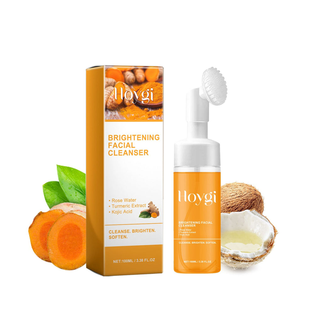 Hoygi Brightening Facial Cleanser, Deep Clean Facial Skin Fade Acne Mark Acne Mark Moisturizing Beauty