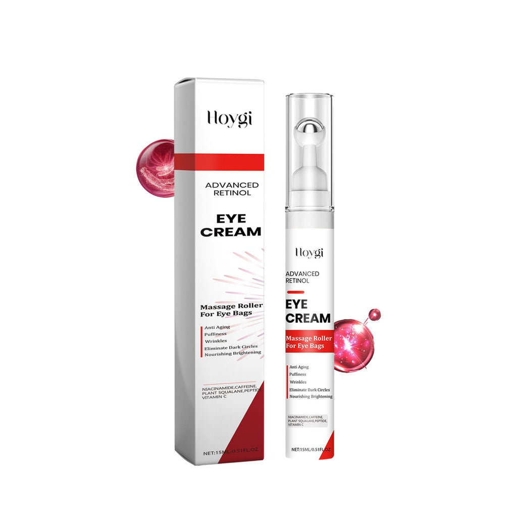 Hoygi Retinol Eye Cream, Skin Lifting And Moisturizing Eye Care Massage Ball Essence Cream