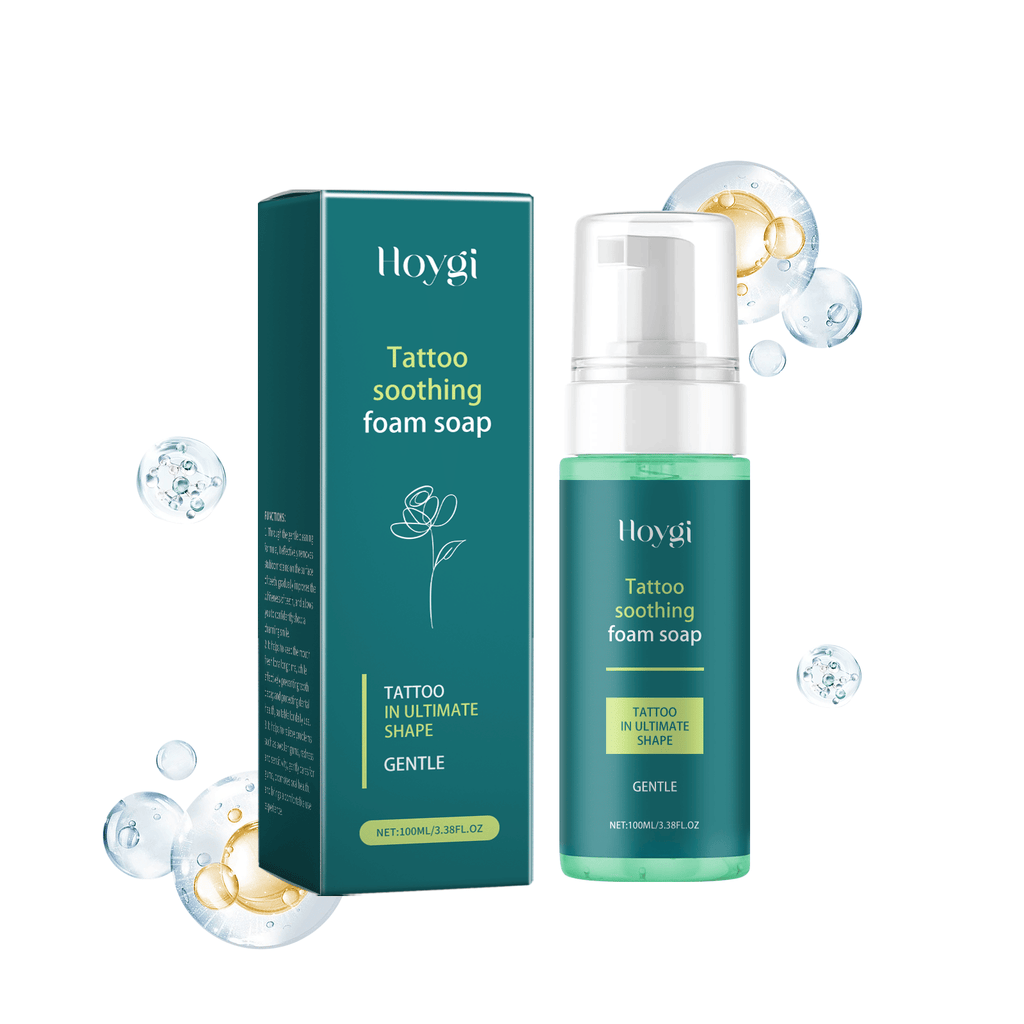 Hoygi Tattoo Cleansing Mousse Moisturizes Moisturizing Skin Gently Cleanses Color Protecting Foam Mousse