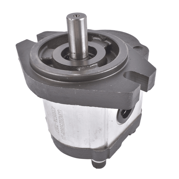 Hydraulic Gear Pump 0.27 CID 1-4 GPM 5/8" Keyed Shaft CCW Rotation SAE A-2 Bolts Cast Iron Flange