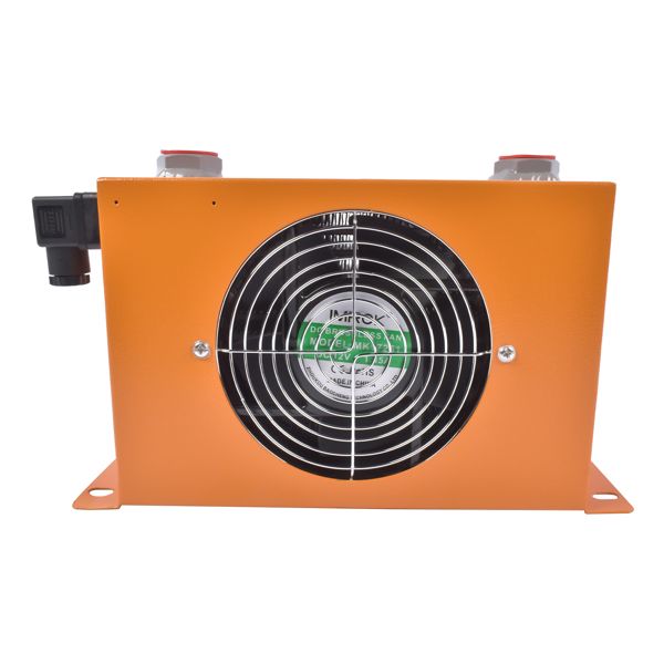 Hydraulic Oil Cooler AH0608T-CA Air-cooled Radiator for AGT Q12 H12 QH12 DC 12V
