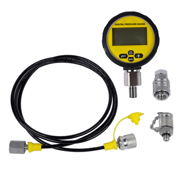 IP65 Digital Pressure Gauge 4-unit Display 0.2% Accuracy Replacement for Mining Construction