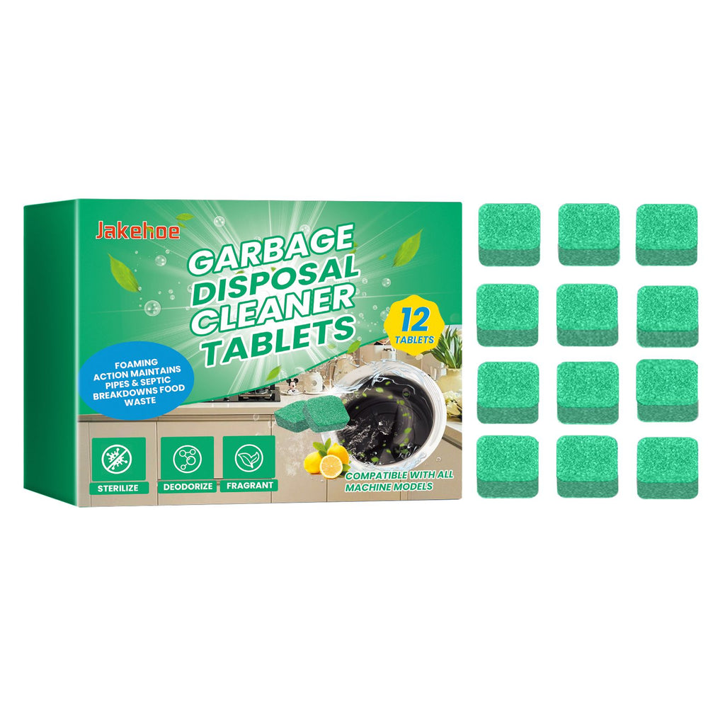 Jakehoe Garbage Disposal Cleaning Block, Kitchen Food Waste Disposal Agent Pipeline Cleaning Block