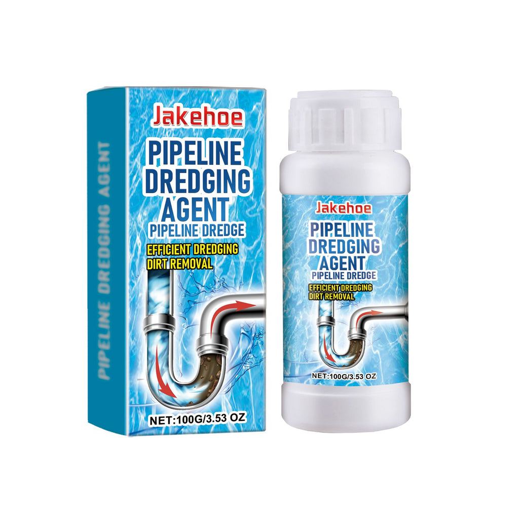Jakehoe Pipe Unclog Agent Sink Drain Kitchen Toilet Pipe Drain Quickly Unclog Clean