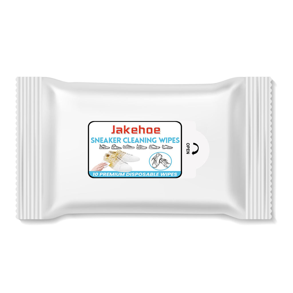 Jakehoe Shoe Wipes, Leather Shoes Sneakers Wallet Leather Sofa Multi-Purpose No-Wash Decontamination Cleaning Wipes