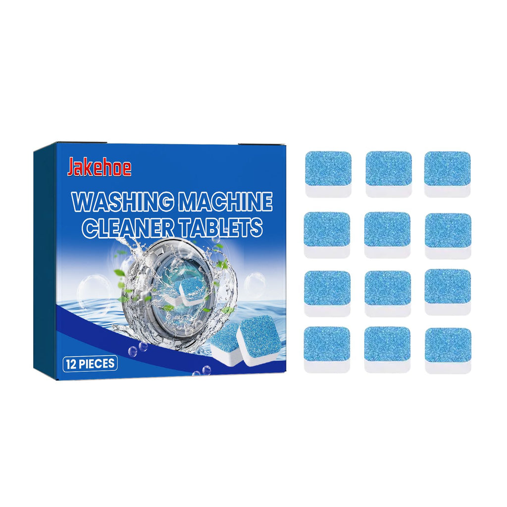 Jakehoe Washing Machine Cleaning Effervescent Tablet, Washing Machine Slot Stain Cleaner Effervescent Tablet Automatic Cleaning