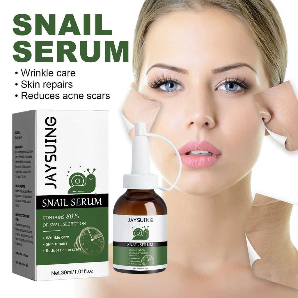 Jaysuing Anti-Wrinkle Moisturizing Snail Essence, Lighten Lines Moisturizing Skin Firming Essence