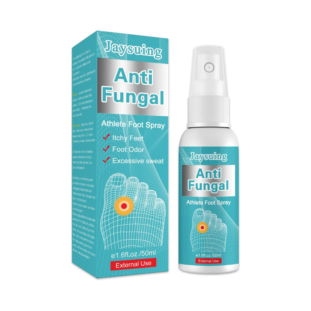 Jaysuing Athletes Foot Odor Removal Spray, Smelly Feet, Sweaty Feet, Anti Itchy Odor Removal Spray