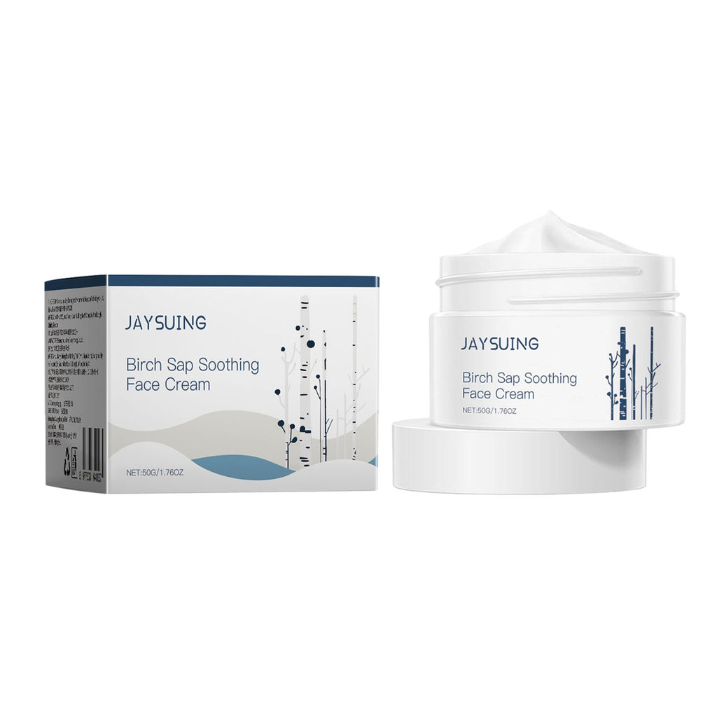 Jaysuing Birch Juice Moisturizing Cream, Hydrating And Moisturizing Facial Skin Gentle Cream