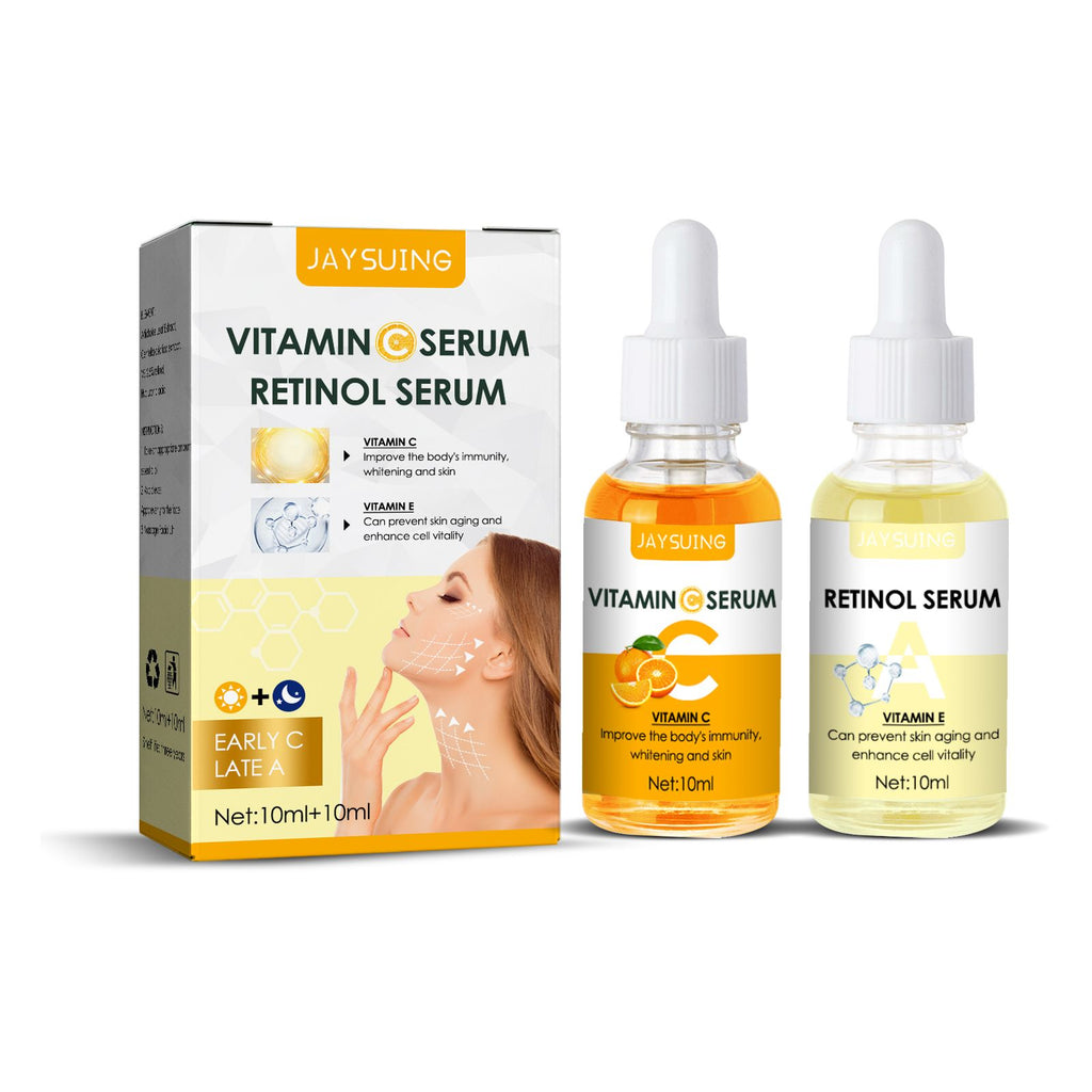 Jaysuing Early C Late A Essence Combination, Firming Hydrating And Brightening Dark Yellow Skin Essence
